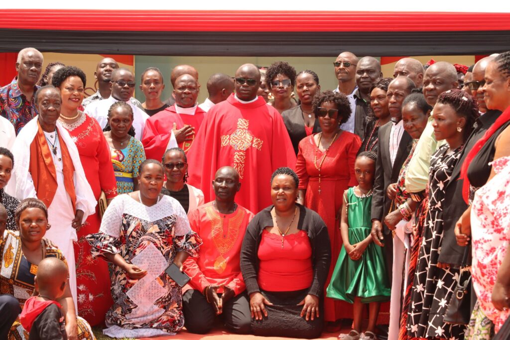 Celebrating Love: Couples Gather for Valentine’s Day at St. Peter’s Nsambya